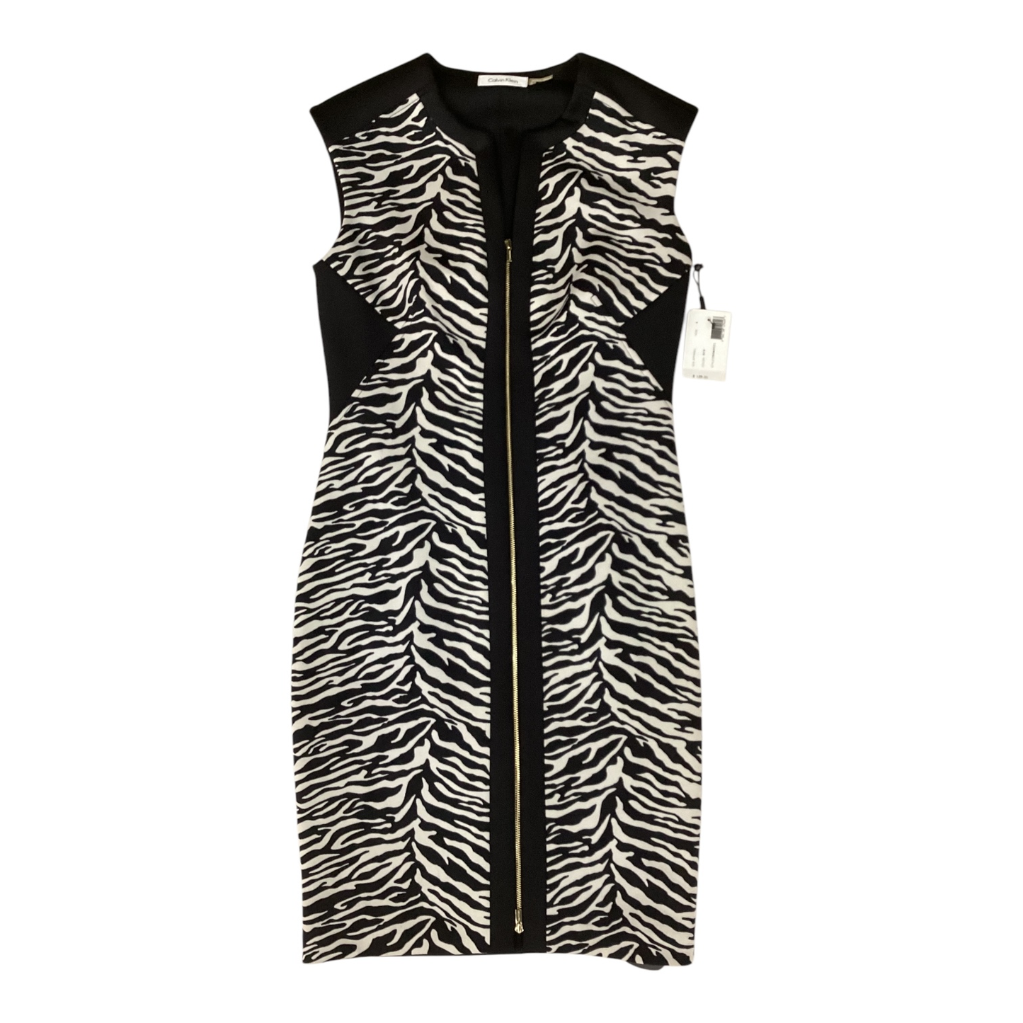 Dress Casual Midi By Calvin Klein In Animal Print, Size: 6