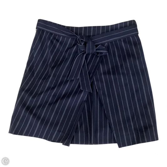Skirt Mini & Short By Banana Republic In Navy, Size: 6