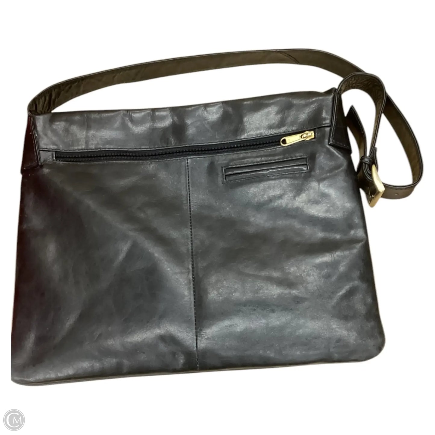 Handbag Leather By Clothes Mentor, Size: Large