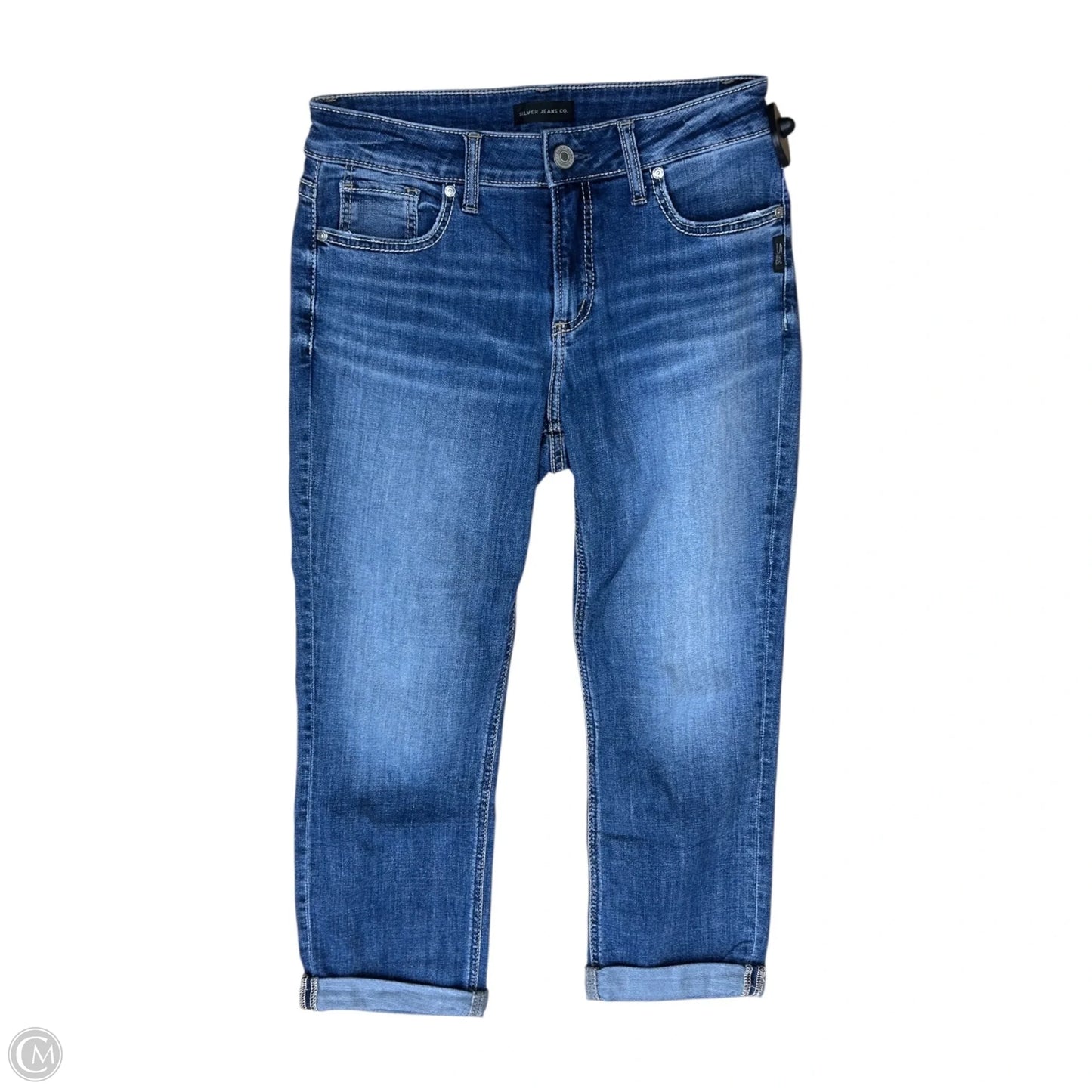 Jeans Skinny By Silver In Blue Denim, Size: 6