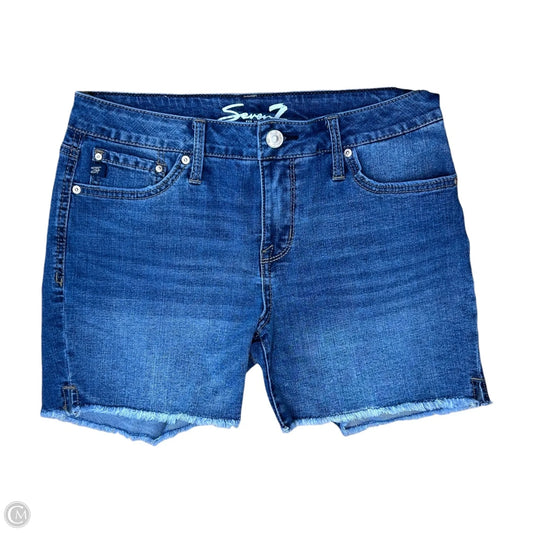 Shorts By Seven 7 In Blue Denim, Size: 4
