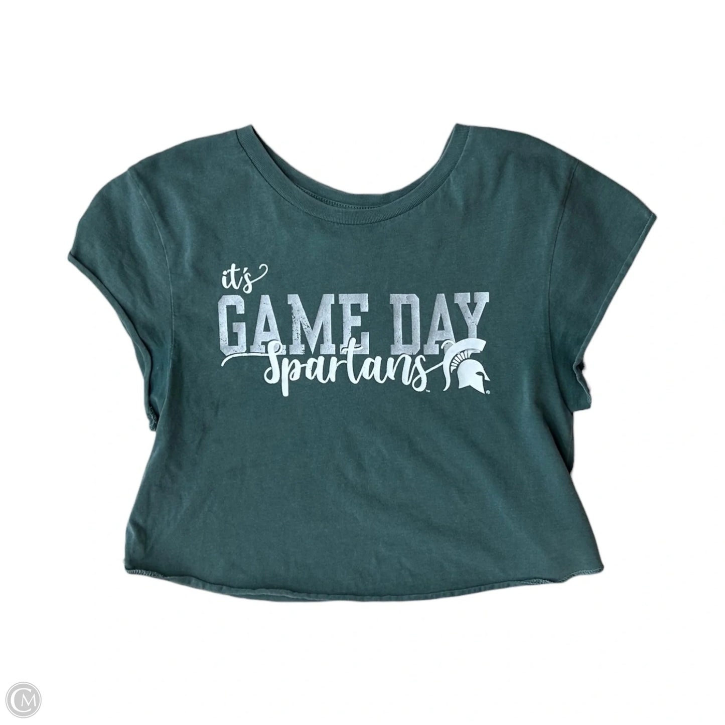 Athletic Top Short Sleeve By Clothes Mentor In Green, Size: S