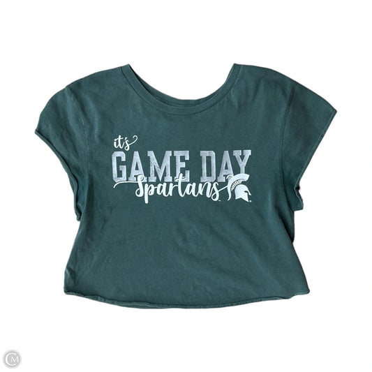 Athletic Top Short Sleeve By Clothes Mentor In Green, Size: S