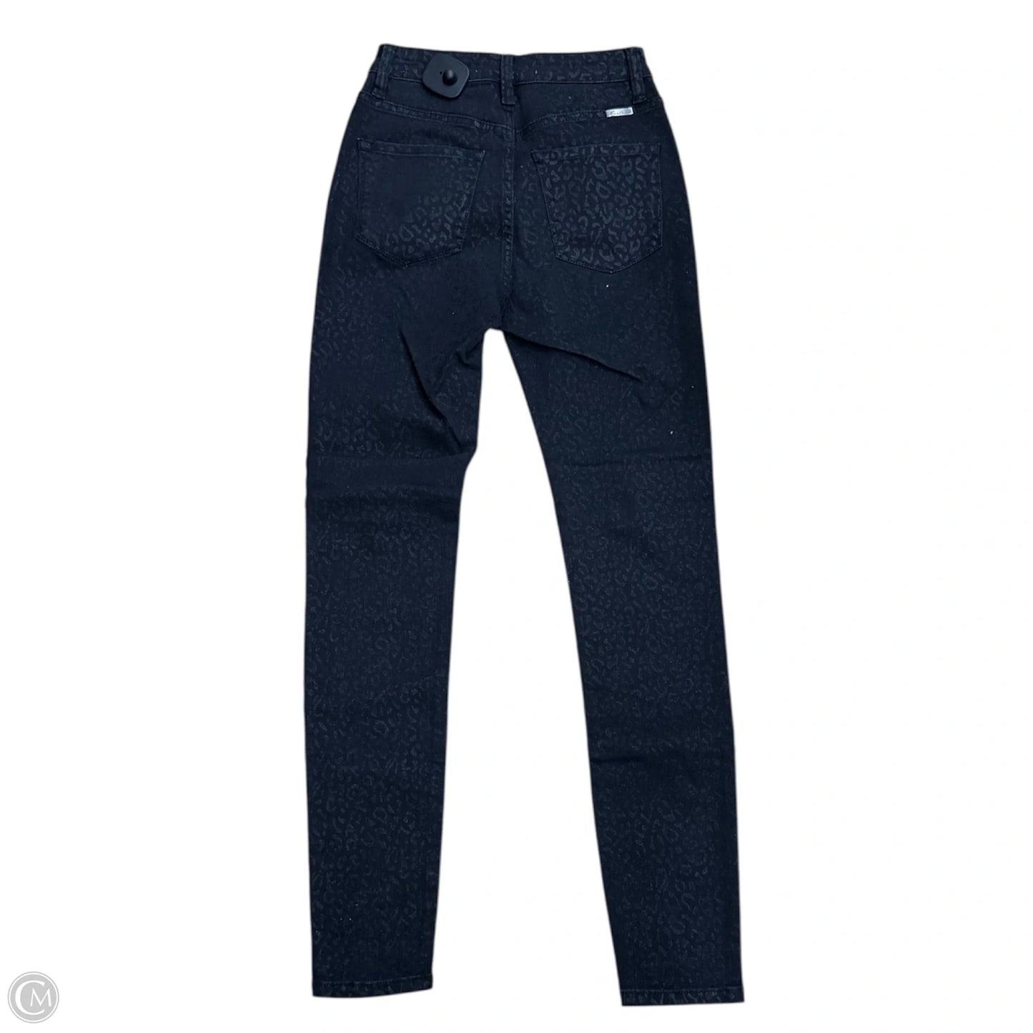 Jeans Skinny By Kancan In Black Denim, Size: 0