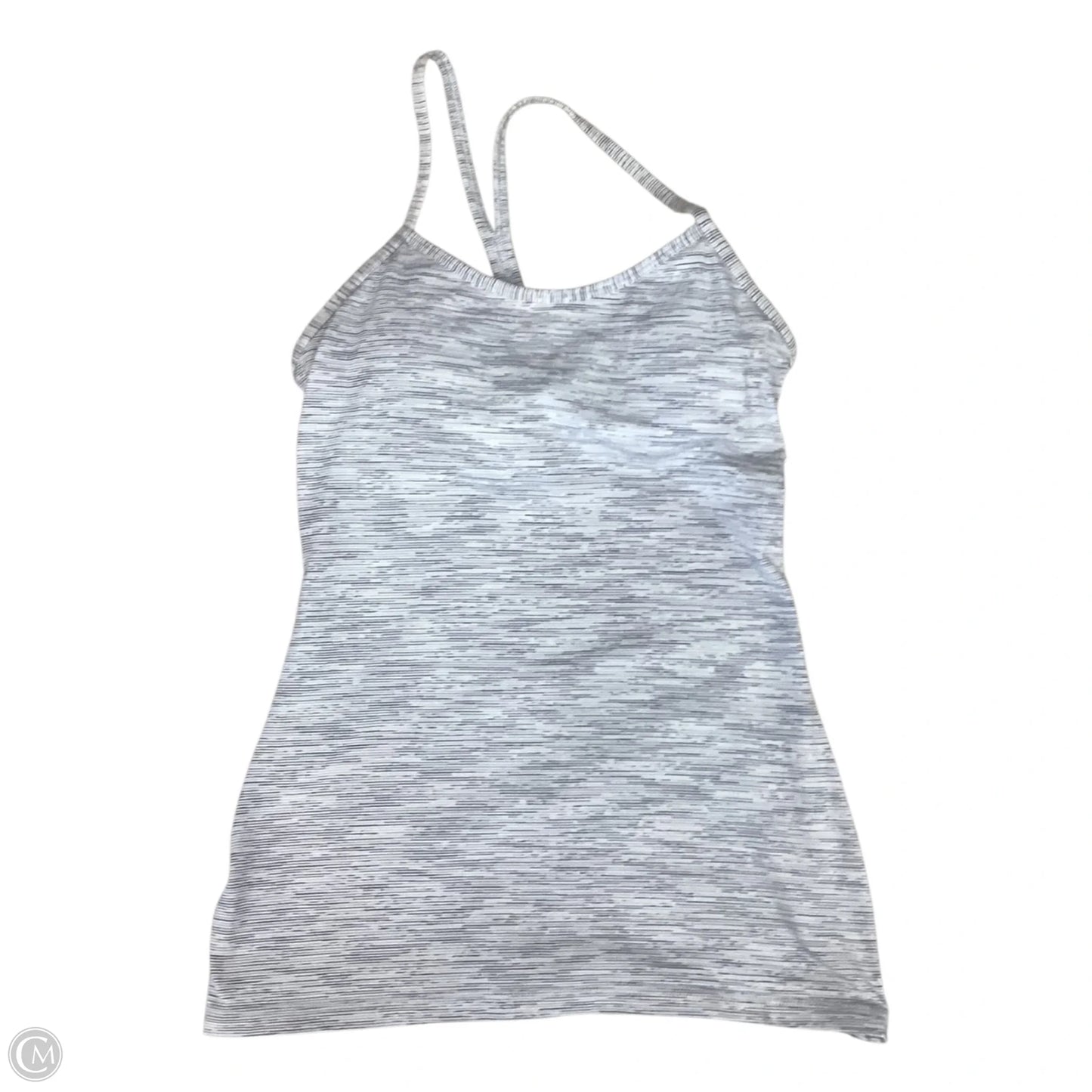 Athletic Tank Top By Lululemon In Striped Pattern, Size: S