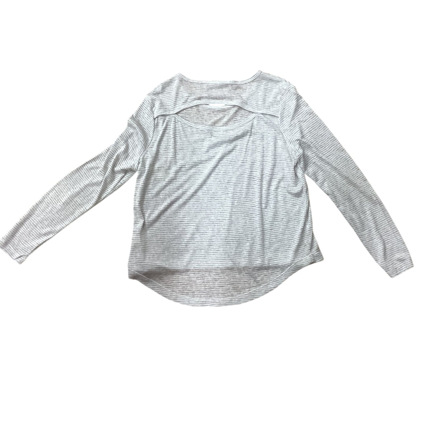 Top Long Sleeve Designer By Athleta In Grey, Size: S