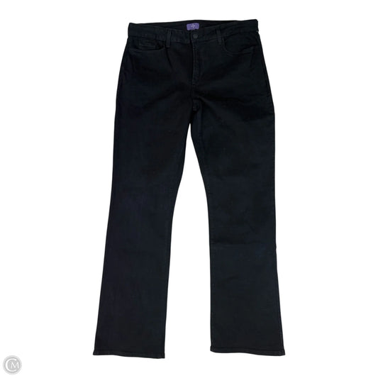 Jeans Wide Leg By Not Your Daughters Jeans In Black Denim, Size: 14