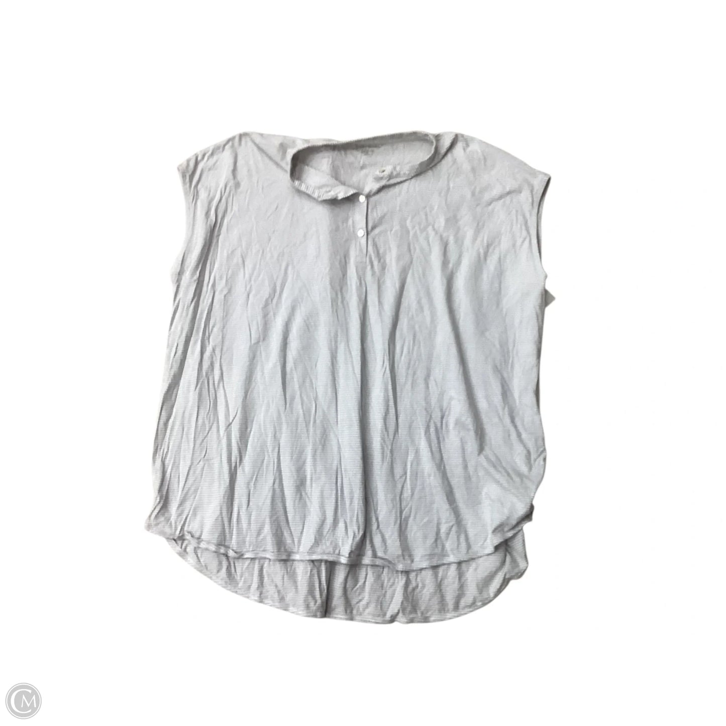 Top Sleeveless By Eileen Fisher In Grey, Size: Xl