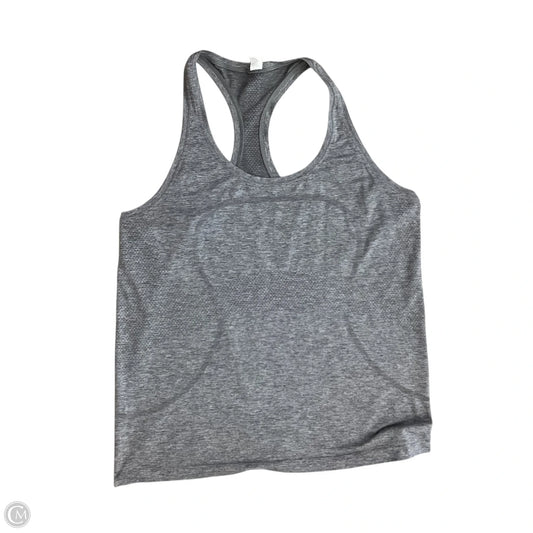 Athletic Tank Top By Lululemon In Grey, Size: Xl