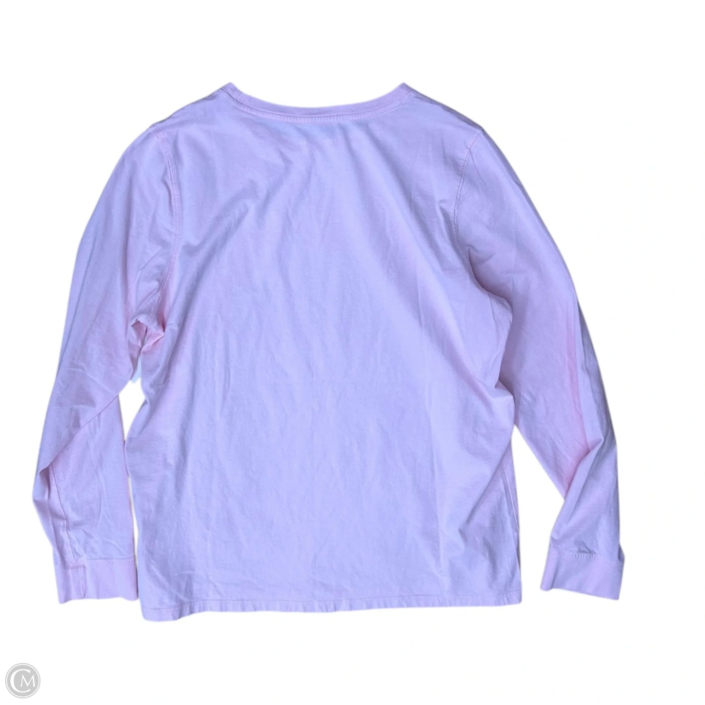Top Long Sleeve By Vineyard Vines In Pink, Size: L