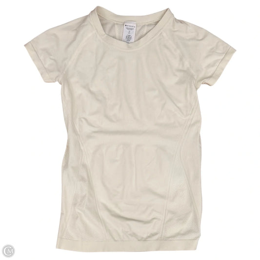 Athletic Top Short Sleeve By Athleta In Yellow, Size: Xs