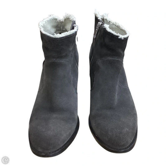 Boots Ankle Heels By Zadig And Voltaire In Grey, Size: 7.5