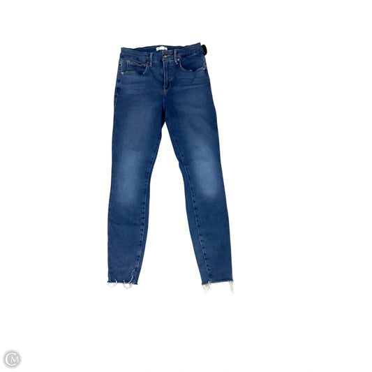 Jeans Skinny By Good American In Blue Denim, Size: 6