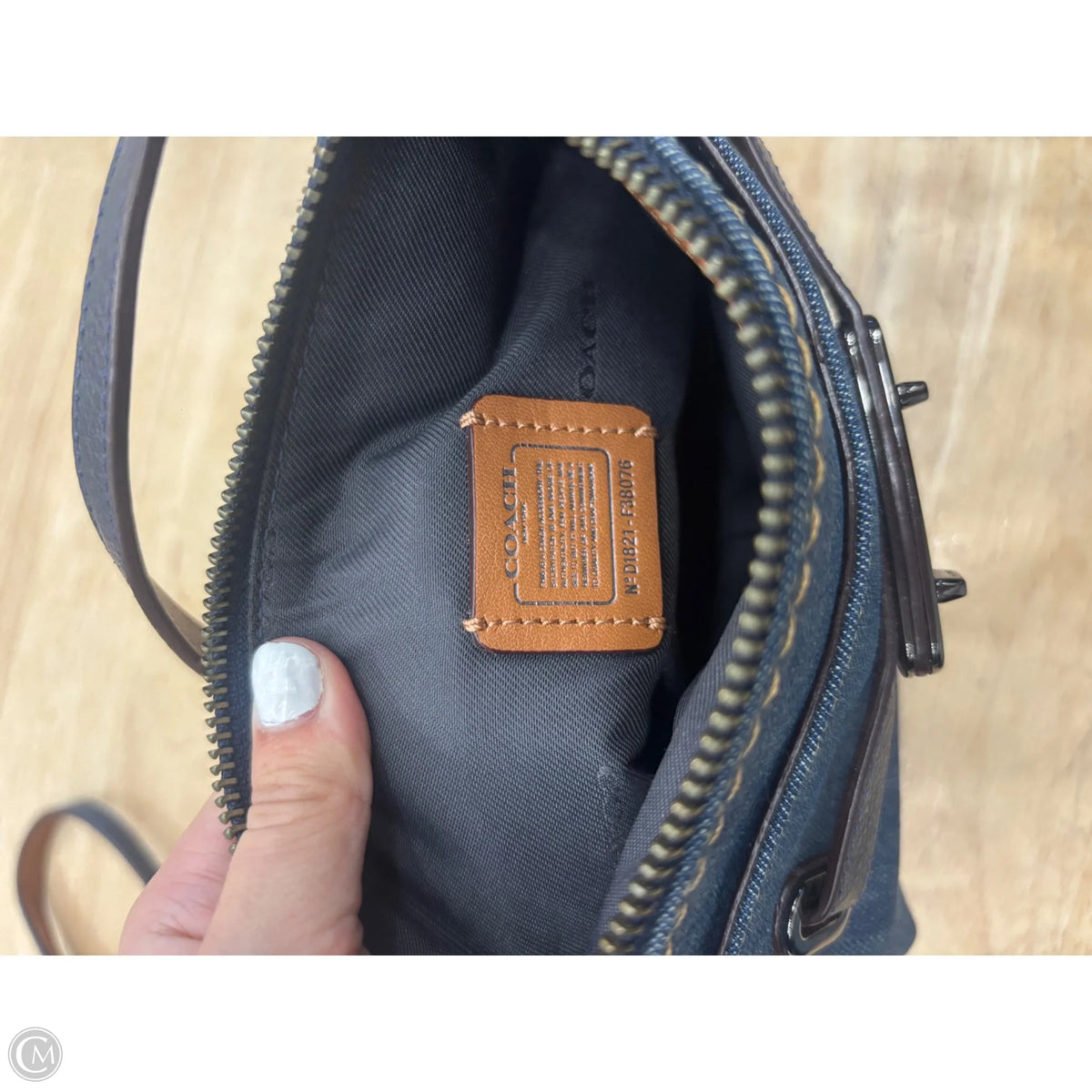 Crossbody Designer By Coach, Size: Small
