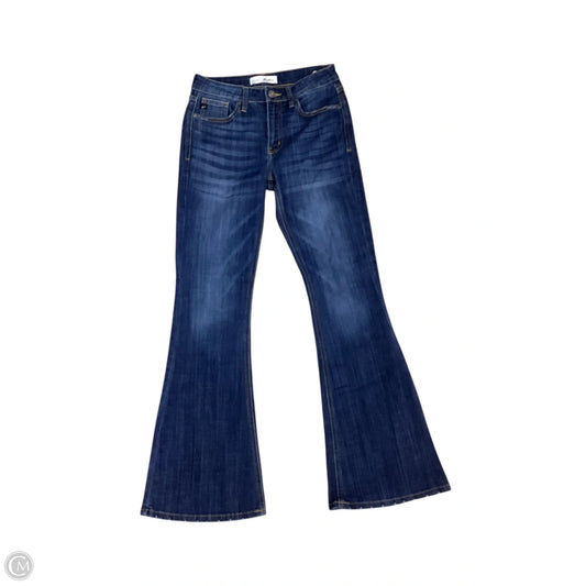 Jeans Boot Cut By Kancan In Blue Denim, Size: 4