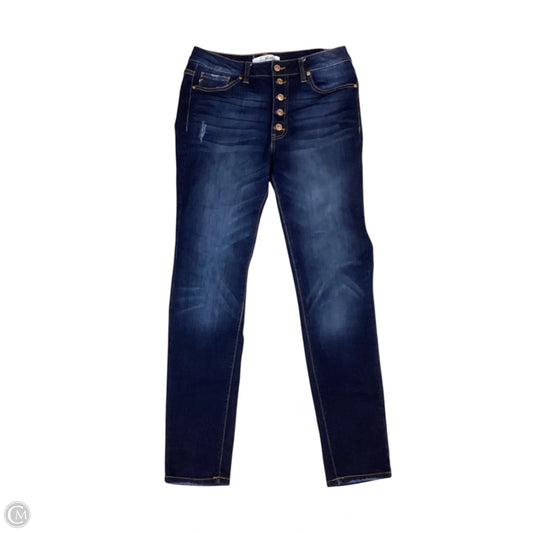 Jeans Skinny By Kancan In Blue Denim, Size: 6