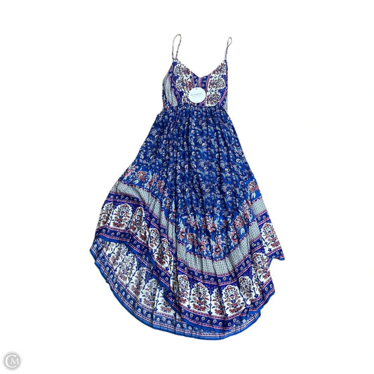 Dress Casual Maxi By Clothes Mentor In Blue, Size: 30