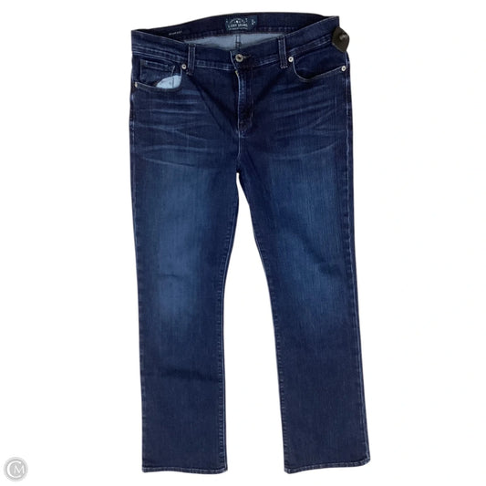 Jeans Wide Leg By Lucky Brand In Blue Denim, Size: 12