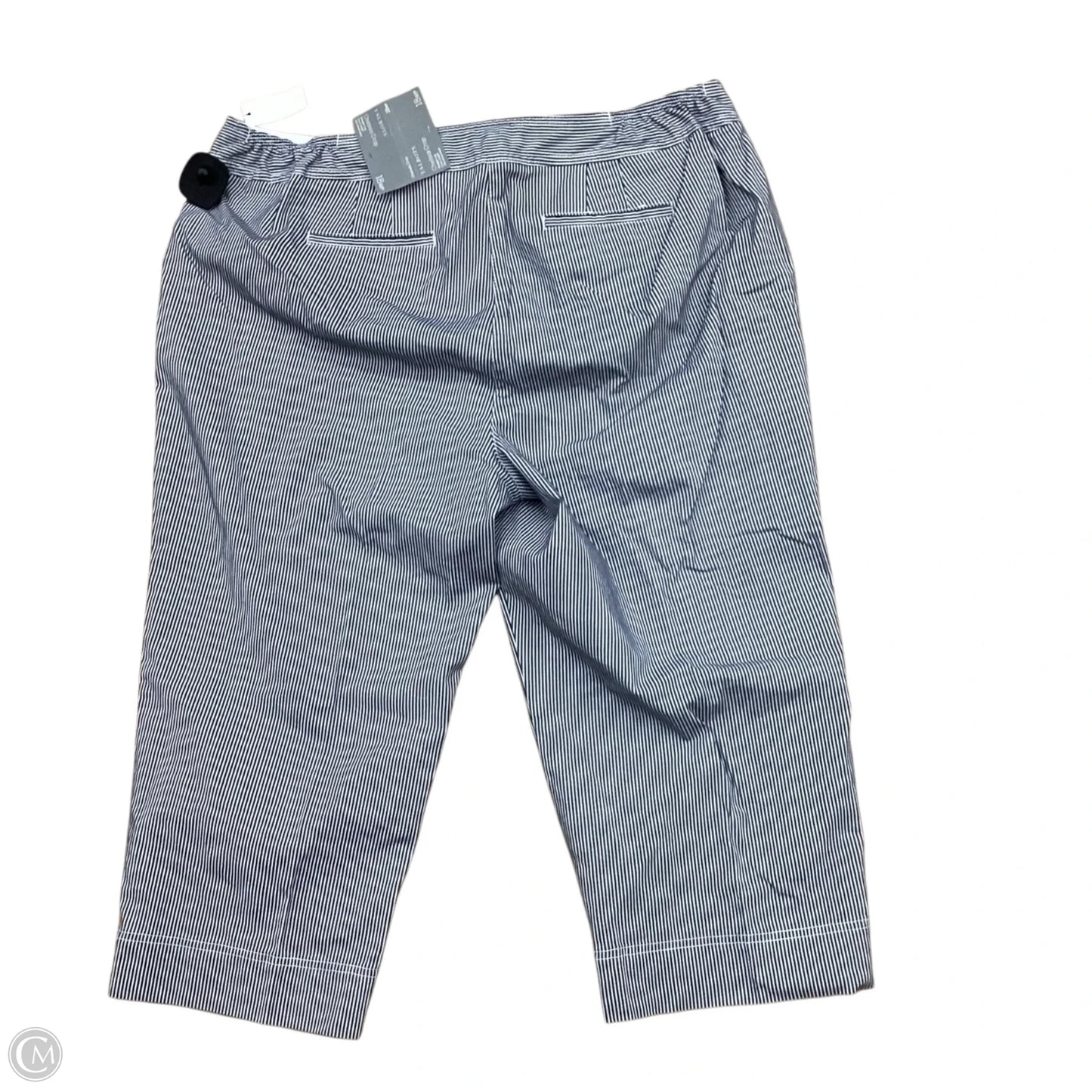 Pants Cropped By Talbots In Navy, Size: 18