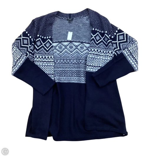 Cardigan By Talbots In Navy, Size: 1x
