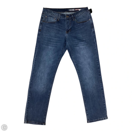 Jeans Straight By Izod In Blue Denim, Size: 12