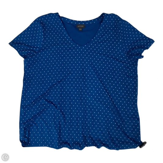 Top Short Sleeve By J. Jill In Blue, Size: L
