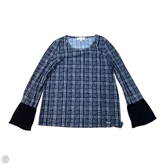 Top Long Sleeve By Michael By Michael Kors In Black, Size: L