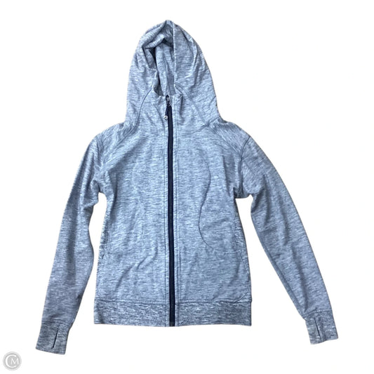 Athletic Sweatshirt Hoodie By Lululemon In Blue, Size: L