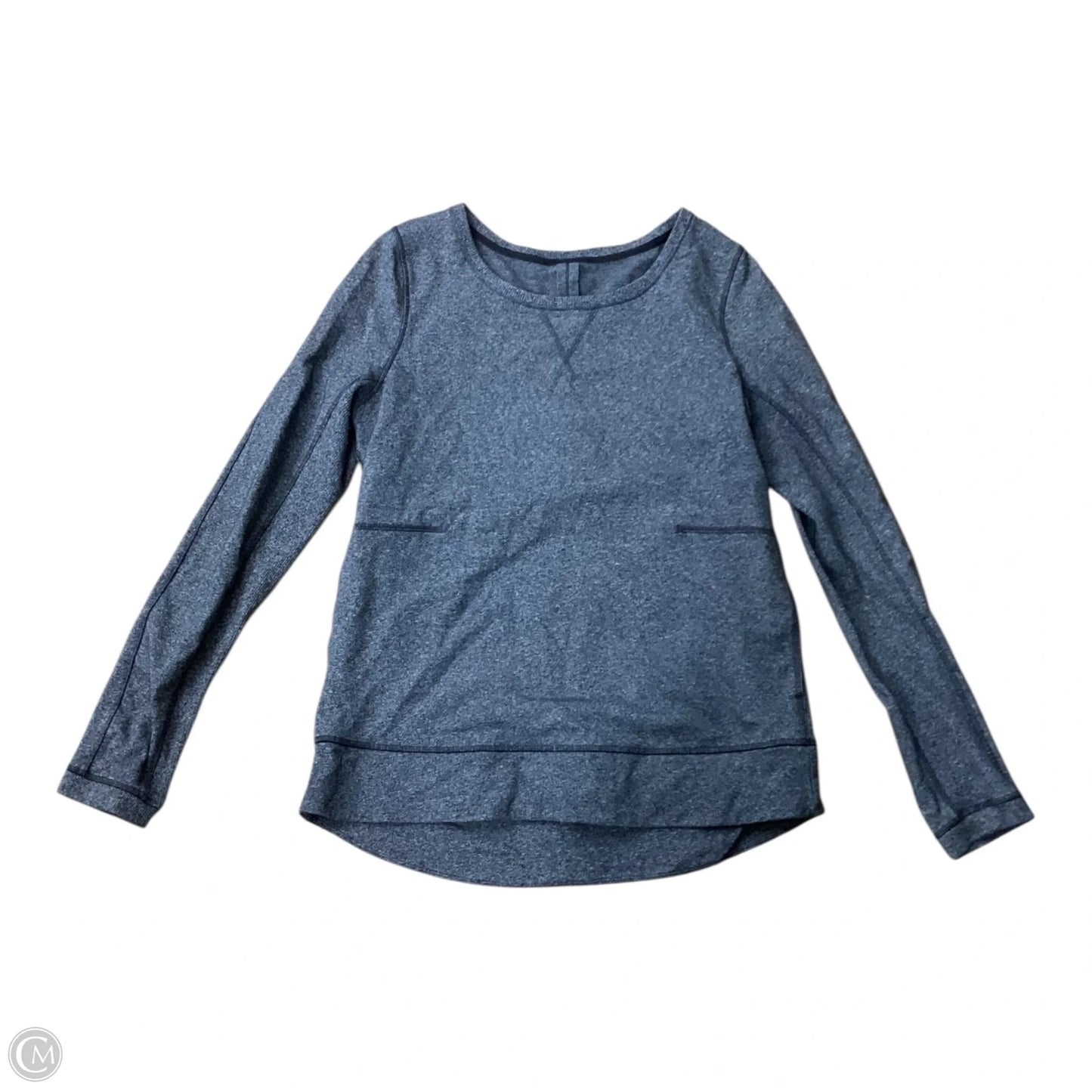 Athletic Sweatshirt Crewneck By Lululemon In Grey, Size: L