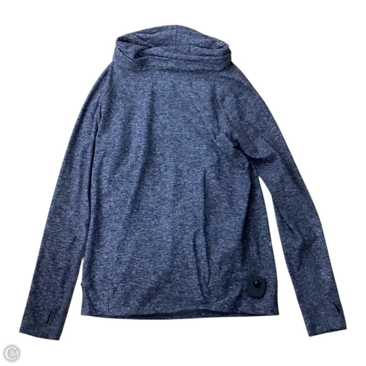 Athletic Top Long Sleeve Collar By Lululemon In Grey, Size: M