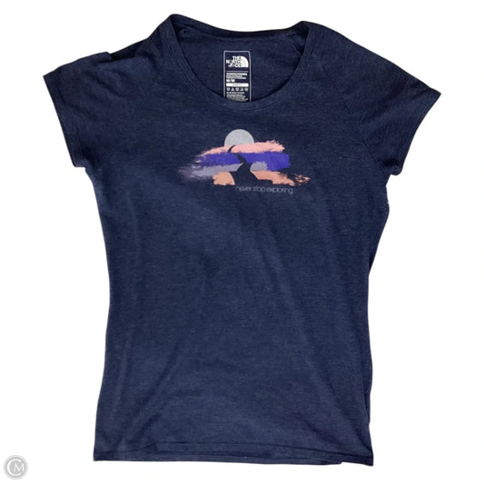 Top Short Sleeve By The North Face In Navy, Size: M