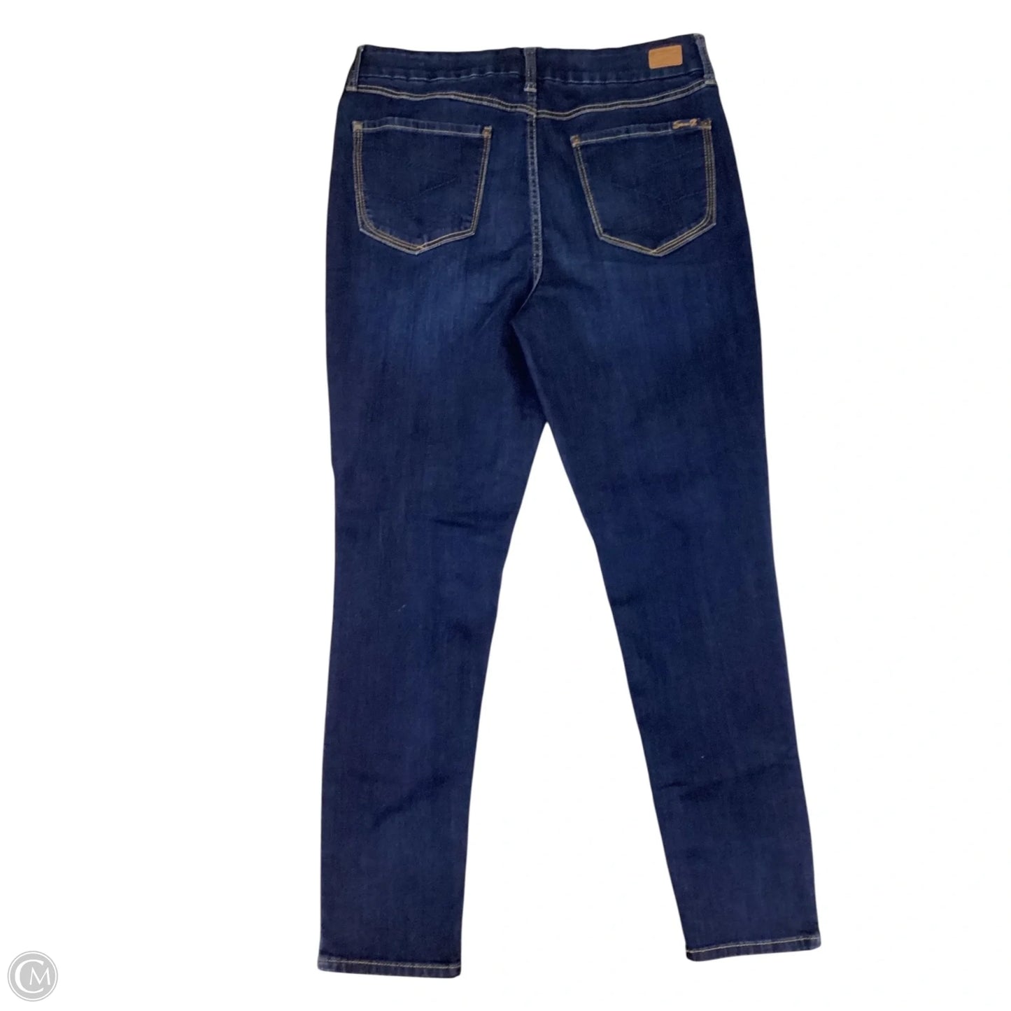 Jeans Skinny By Seven 7 In Blue Denim, Size: 14
