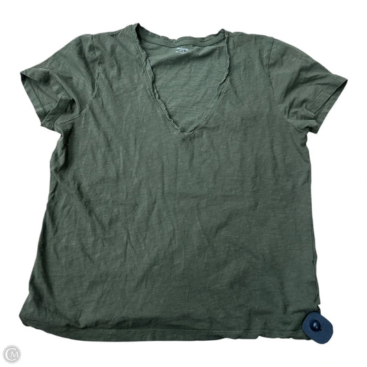 Top Long Sleeve By Madewell In Green, Size: L