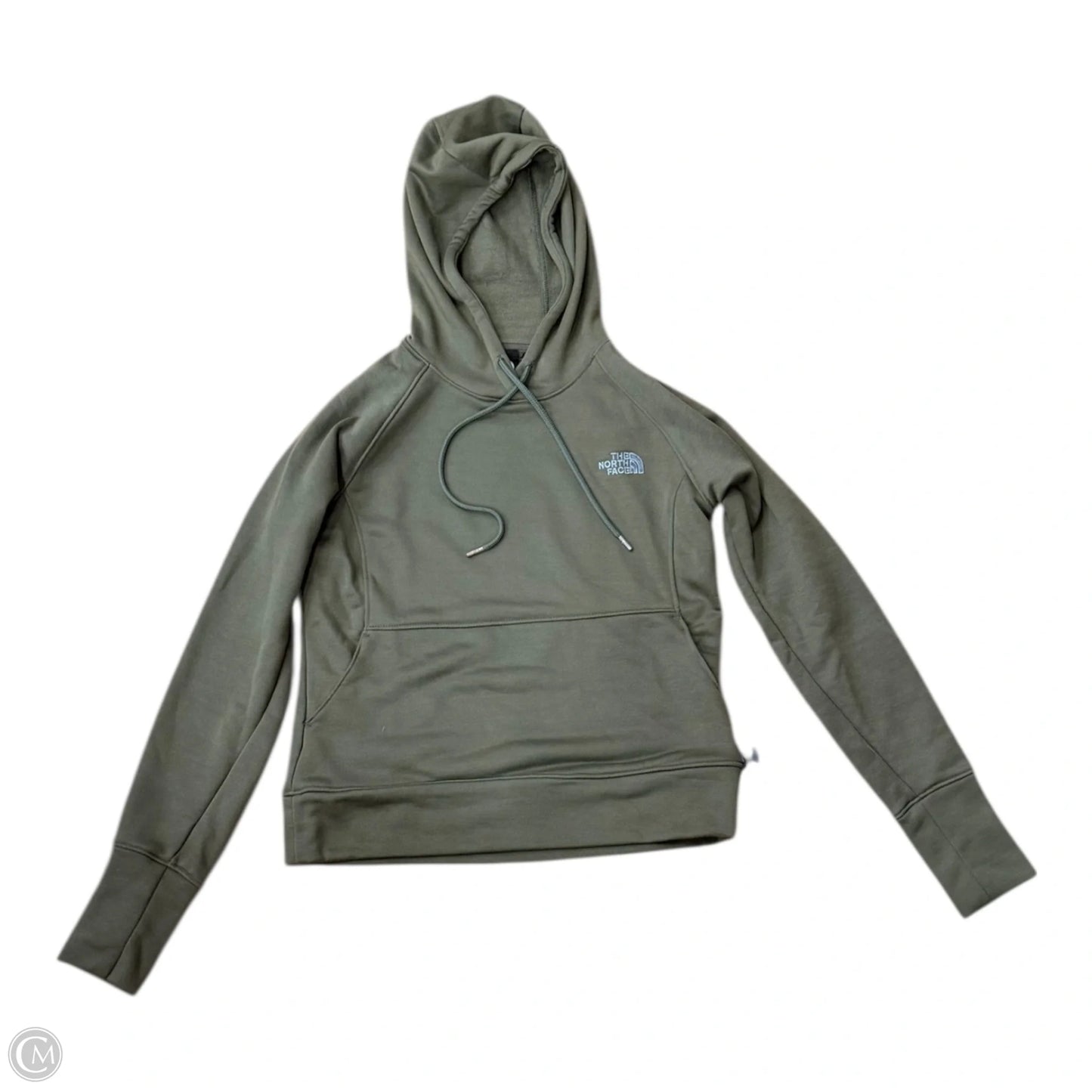 Athletic Sweatshirt Hoodie By The North Face In Grey, Size: S