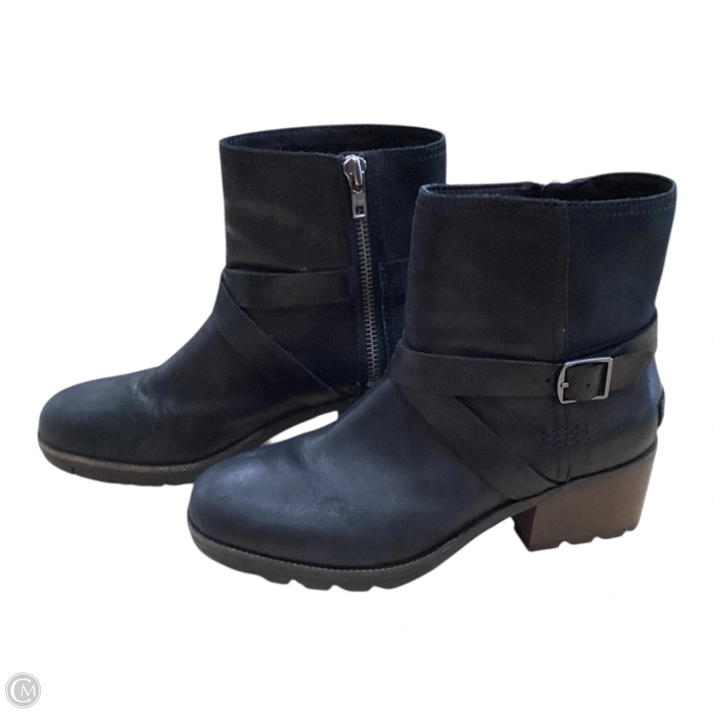 Boots Ankle Flats By Sorel In Black, Size: 8