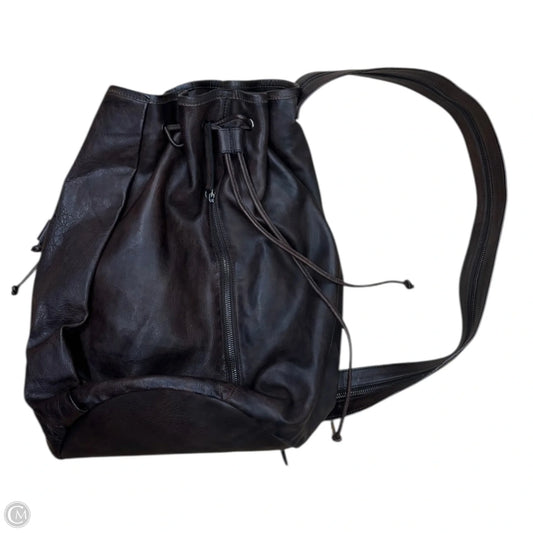 Backpack Leather By Free People, Size: Large