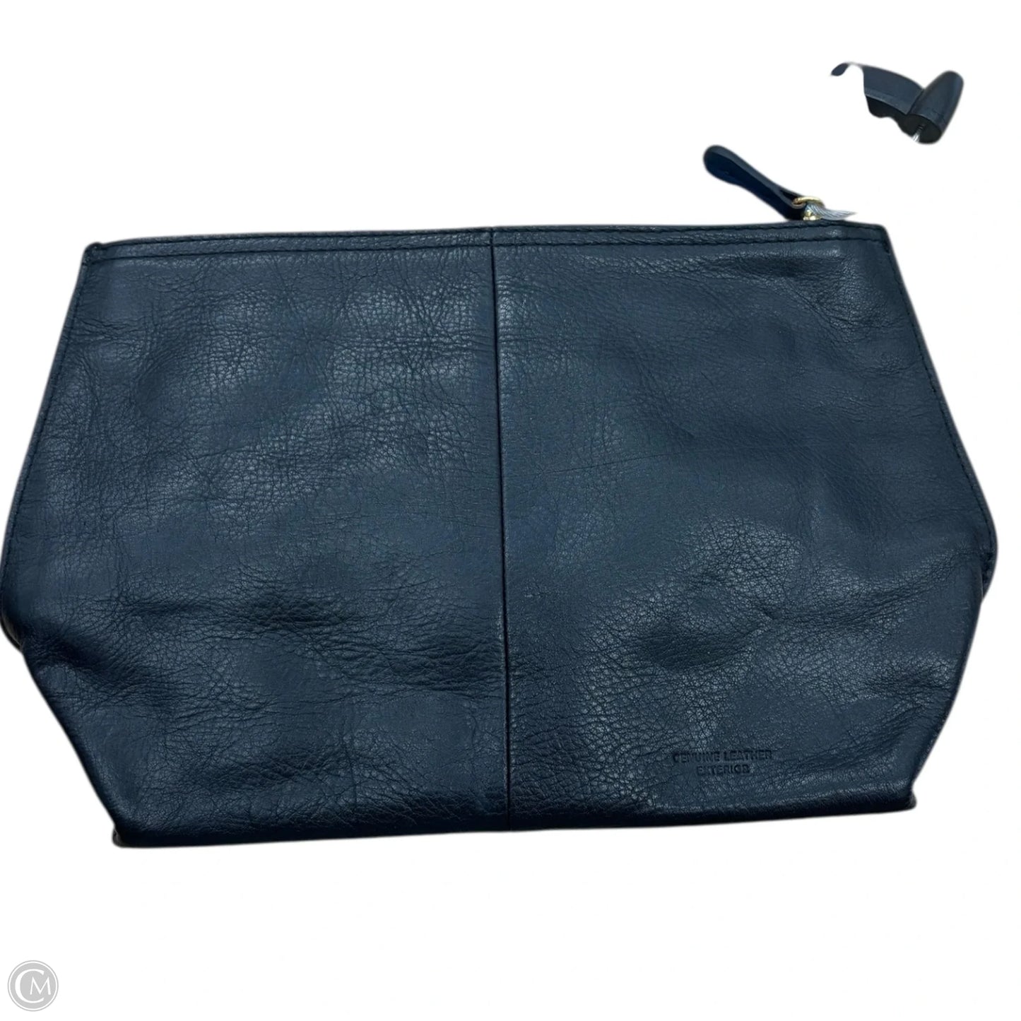 Makeup Bag Leather By Cmc, Size: Medium