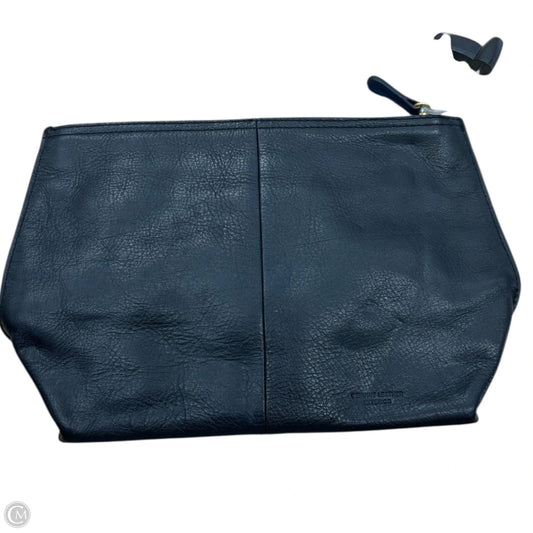 Makeup Bag Leather By Cmc, Size: Medium