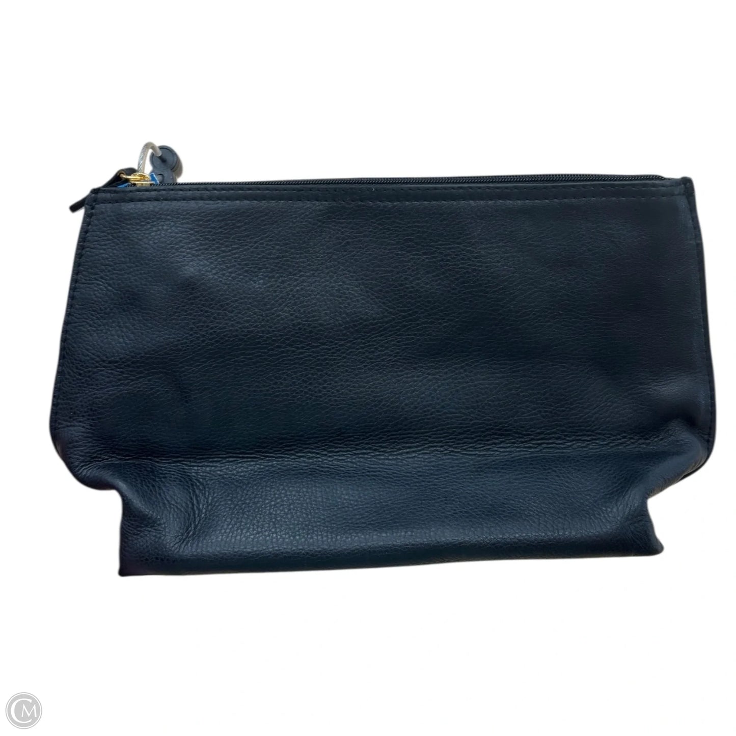 Makeup Bag Leather By Cmc, Size: Medium