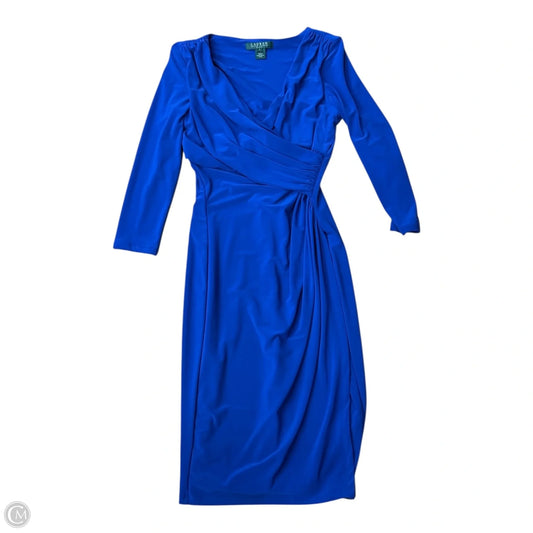 Dress Casual Short By Lauren By Ralph Lauren In Blue, Size: Xs