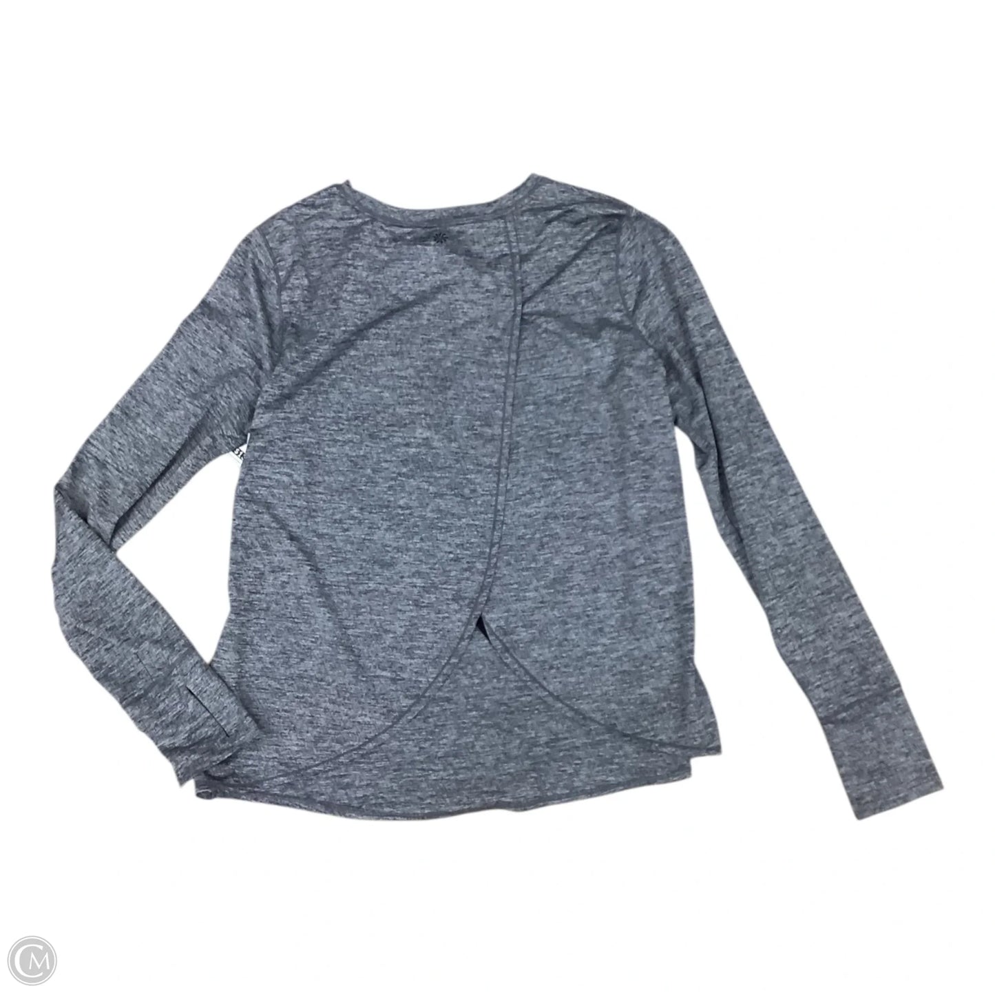 Top Long Sleeve By Athleta In Grey, Size: S