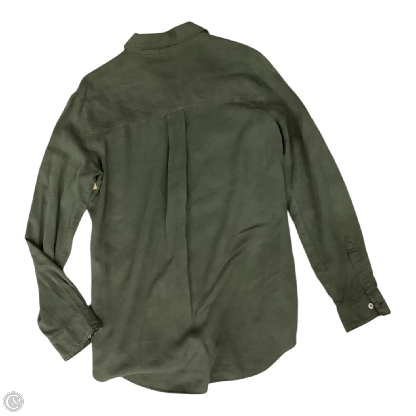 Top Long Sleeve By Athleta In Green, Size: M