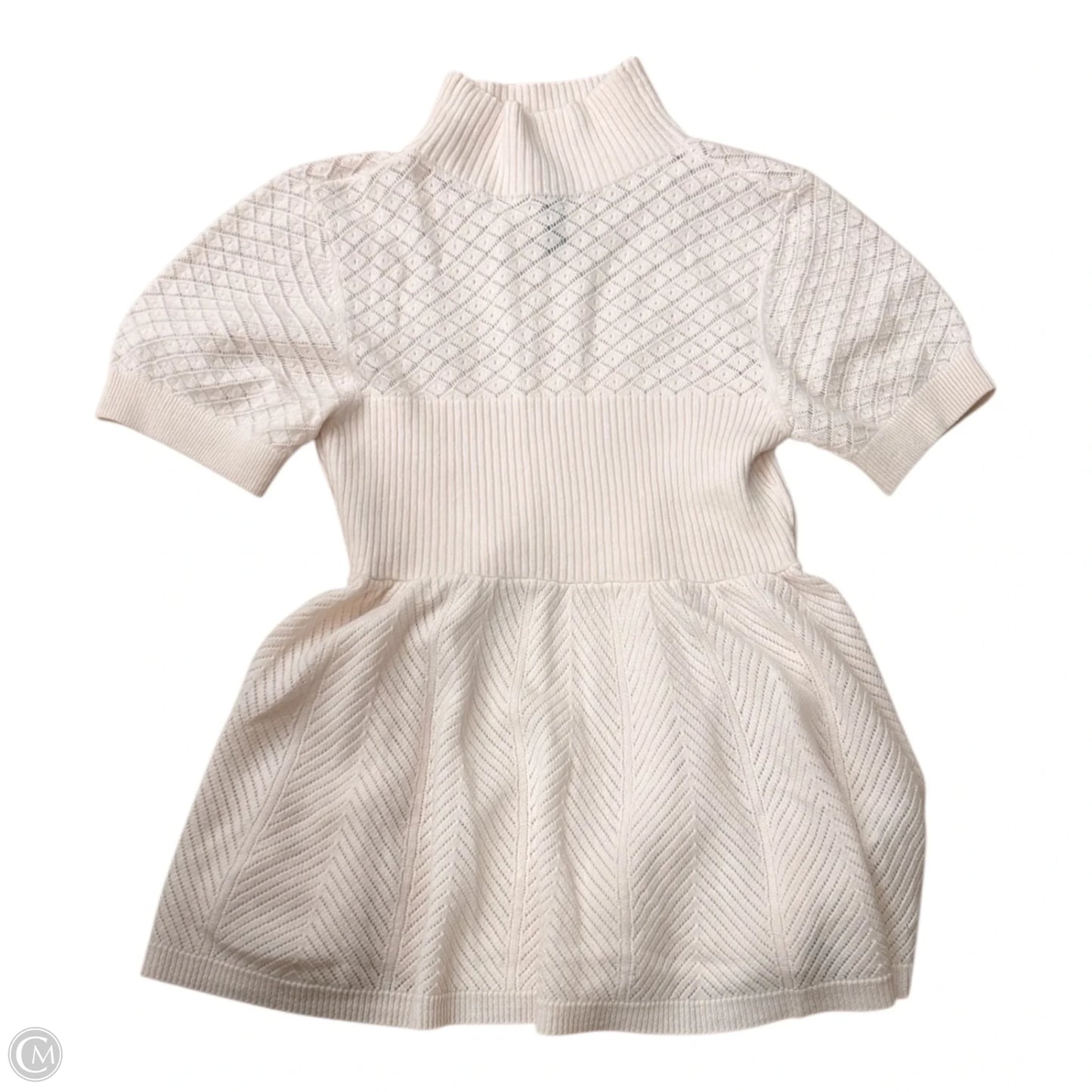 Top Short Sleeve By Anthropologie In Pink, Size: S