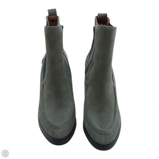 Boots Ankle Heels By Not Your Daughters Jeans In Green, Size: 6.5