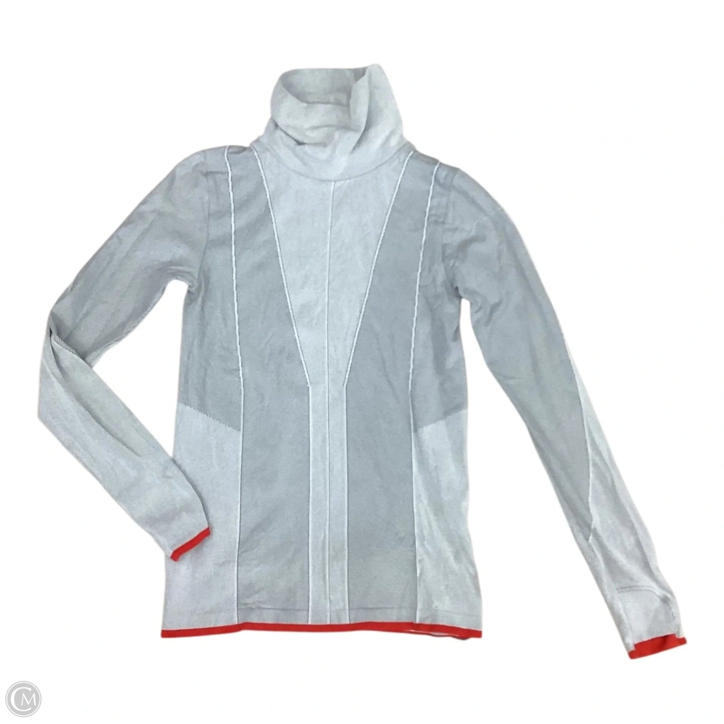 Top Long Sleeve By Athleta In White, Size: S