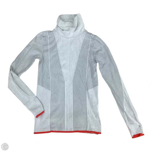 Top Long Sleeve By Athleta In White, Size: S