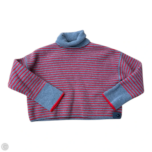 Sweater By Madewell In Grey & Red, Size: Xl