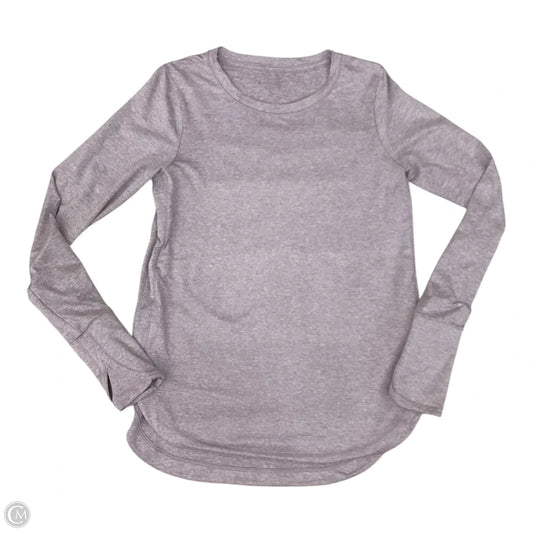 Athletic Top Long Sleeve Crewneck By Athleta In Purple, Size: Xl