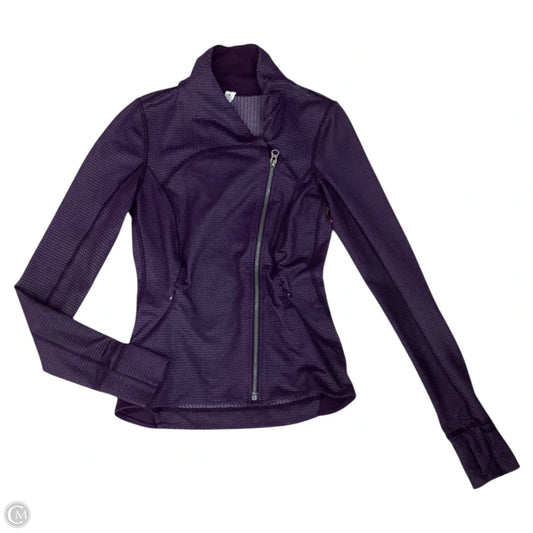 Athletic Jacket By Lululemon In Purple, Size: Xs