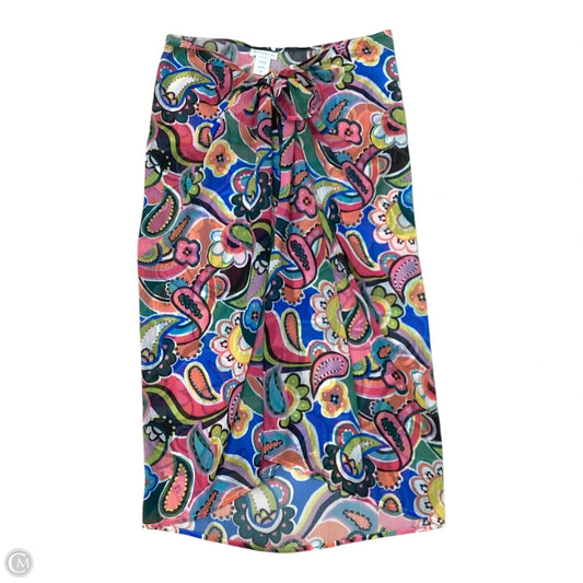 Swimwear Cover-up By Bleu In Multi-colored, Size: L